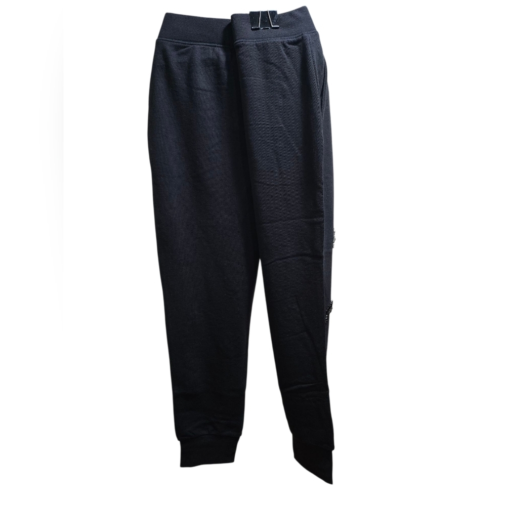 NWT Juicy Couture Embellished Joggers Medium Black - Picture 2 of 7